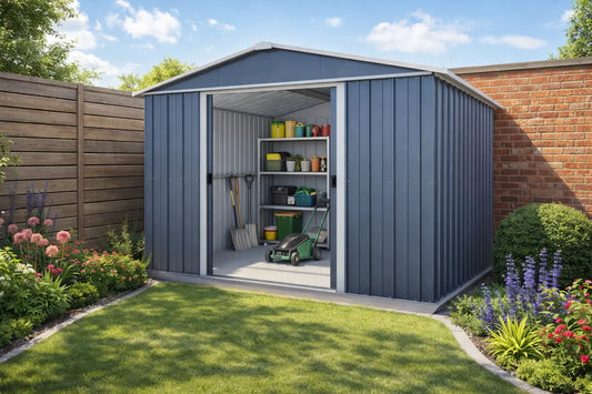 Yardmaster Emerald Pent 8ft x 4ft Metal Shed