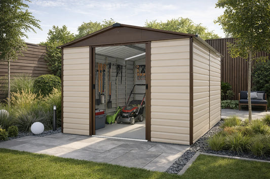 Yardmaster Store-All Pent 10ft x 4ft Metal Shed