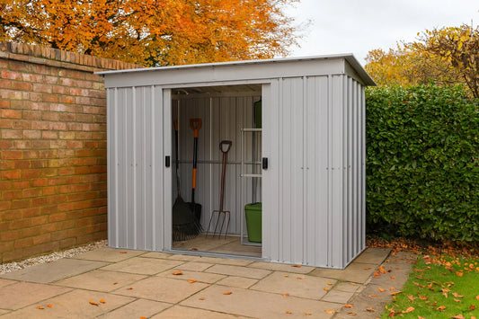 Yardmaster Store-All Apex 10ft x 8ft Metal Shed