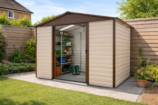 Yardmaster Shiplap Apex 10ft x 12ft Metal Shed