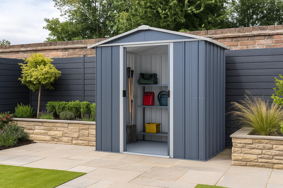 Yardmaster Shiplap Apex 8ft x 6ft Metal Shed