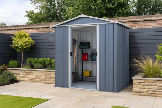 Yardmaster Shiplap Apex 8ft x 6ft Metal Shed