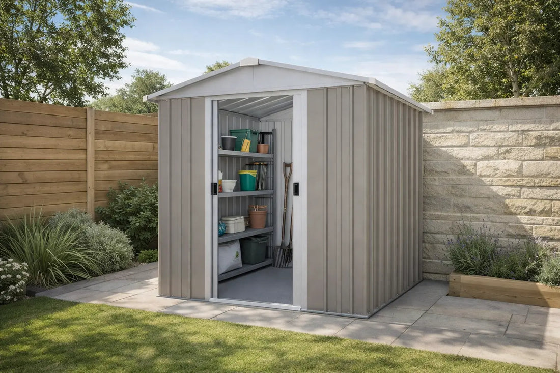 TopLight Tall Pent 8ft x 5ft Metal Shed