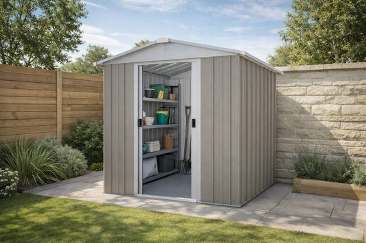 TopLight Tall Pent 8ft x 5ft Metal Shed