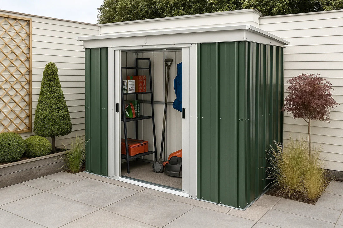 Yardmaster Store-All Pent 5ft x 4ft Metal Shed