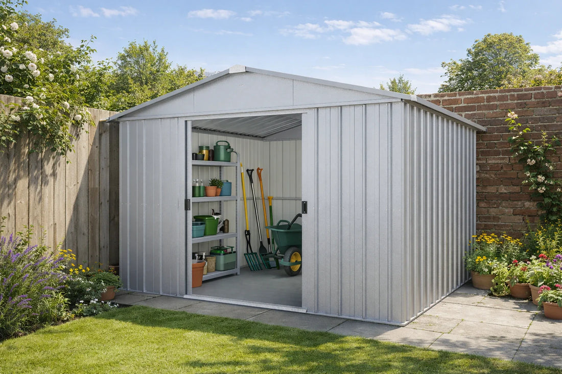 Castleton Apex 10ft x 10ft Metal Shed