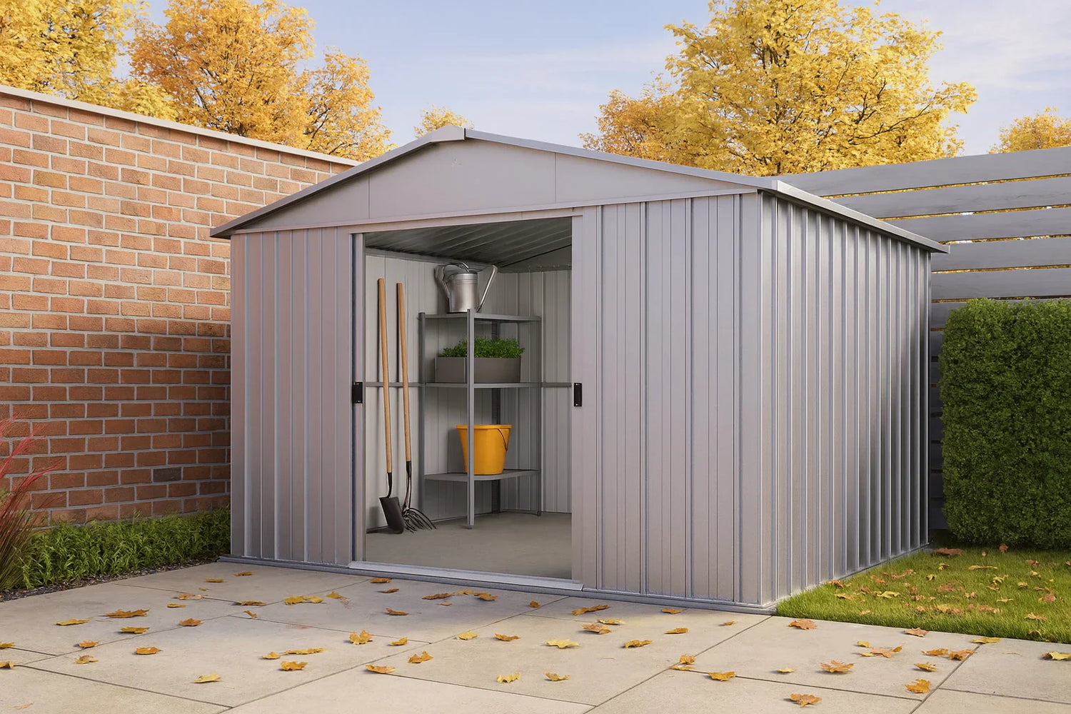 Apex Roof Metal Sheds - YardMaster International