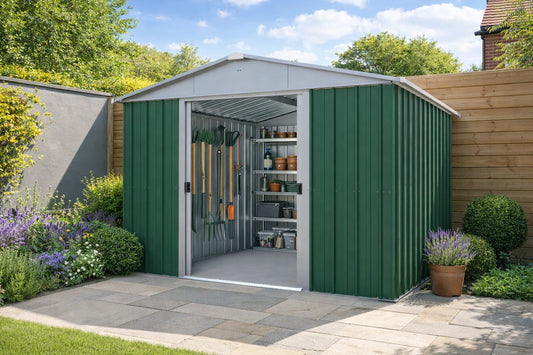 Emerald Deluxe Apex 10ft x 8ft Metal Shed