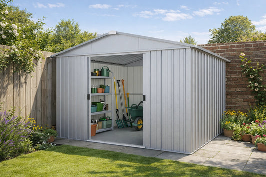 YardMaster Store-All Apex 10ft x 10ft Metal Shed
