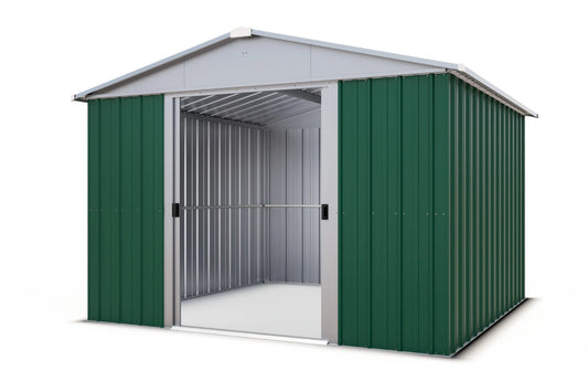 Yardmaster Emerald Deluxe Apex 10ft x 8ft Metal Shed