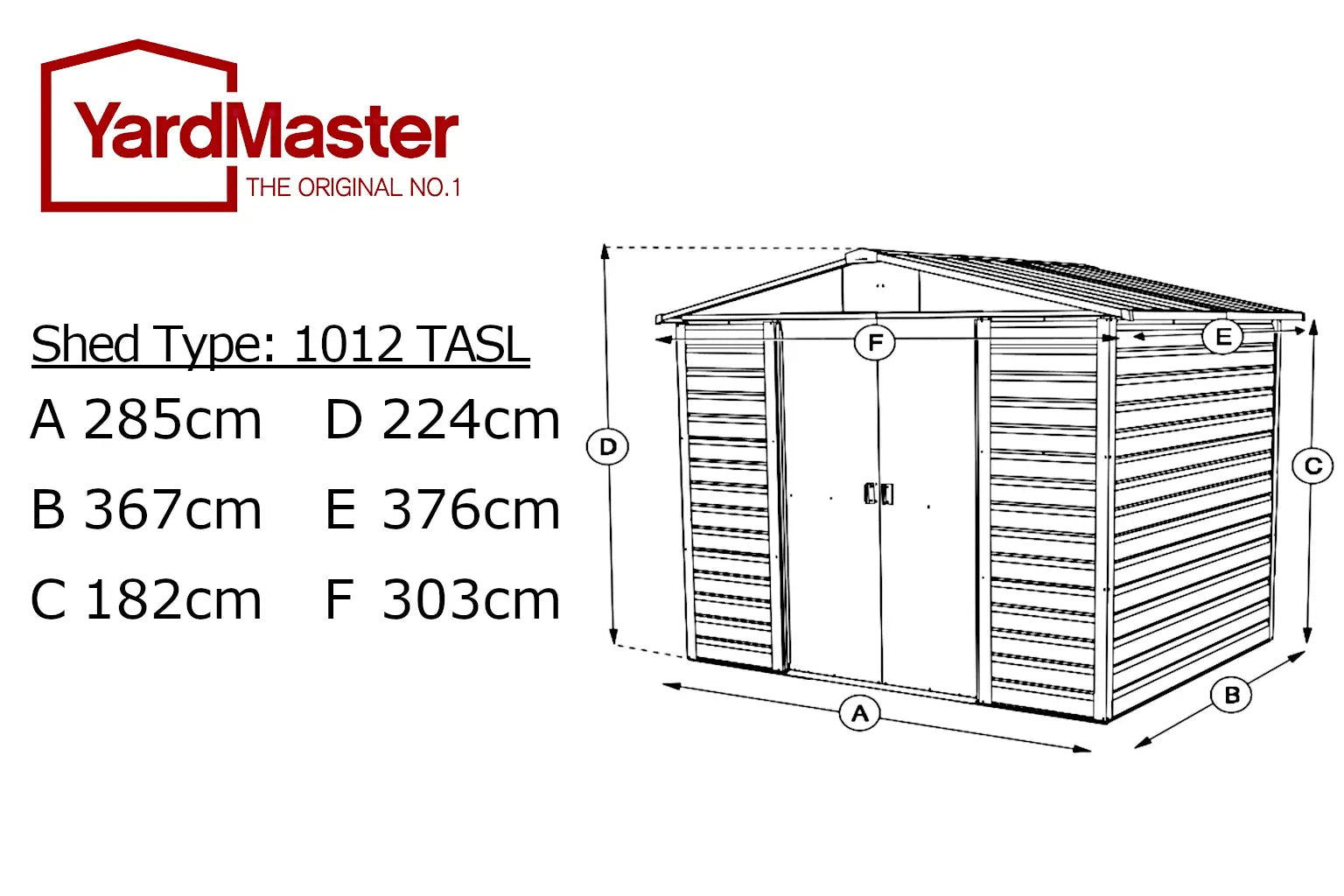 Shiplap TASL 10ft x 12ft - YardMaster International