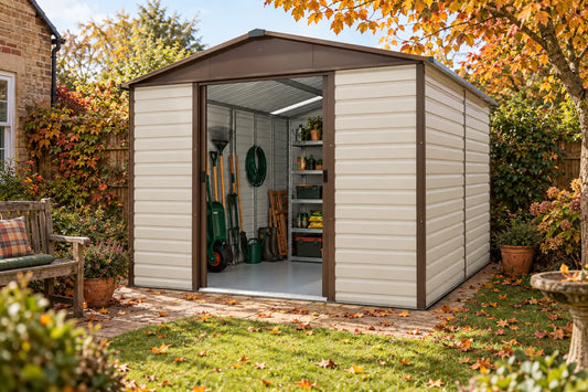 YardMaster Shiplap Apex 10ft x 12ft Metal Shed