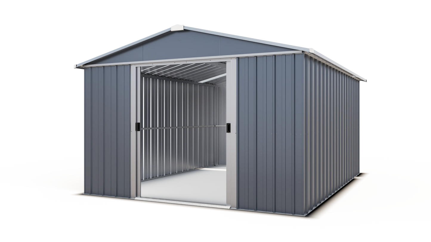 Yardmaster Castleton Apex 10ft x 13ft Metal Shed