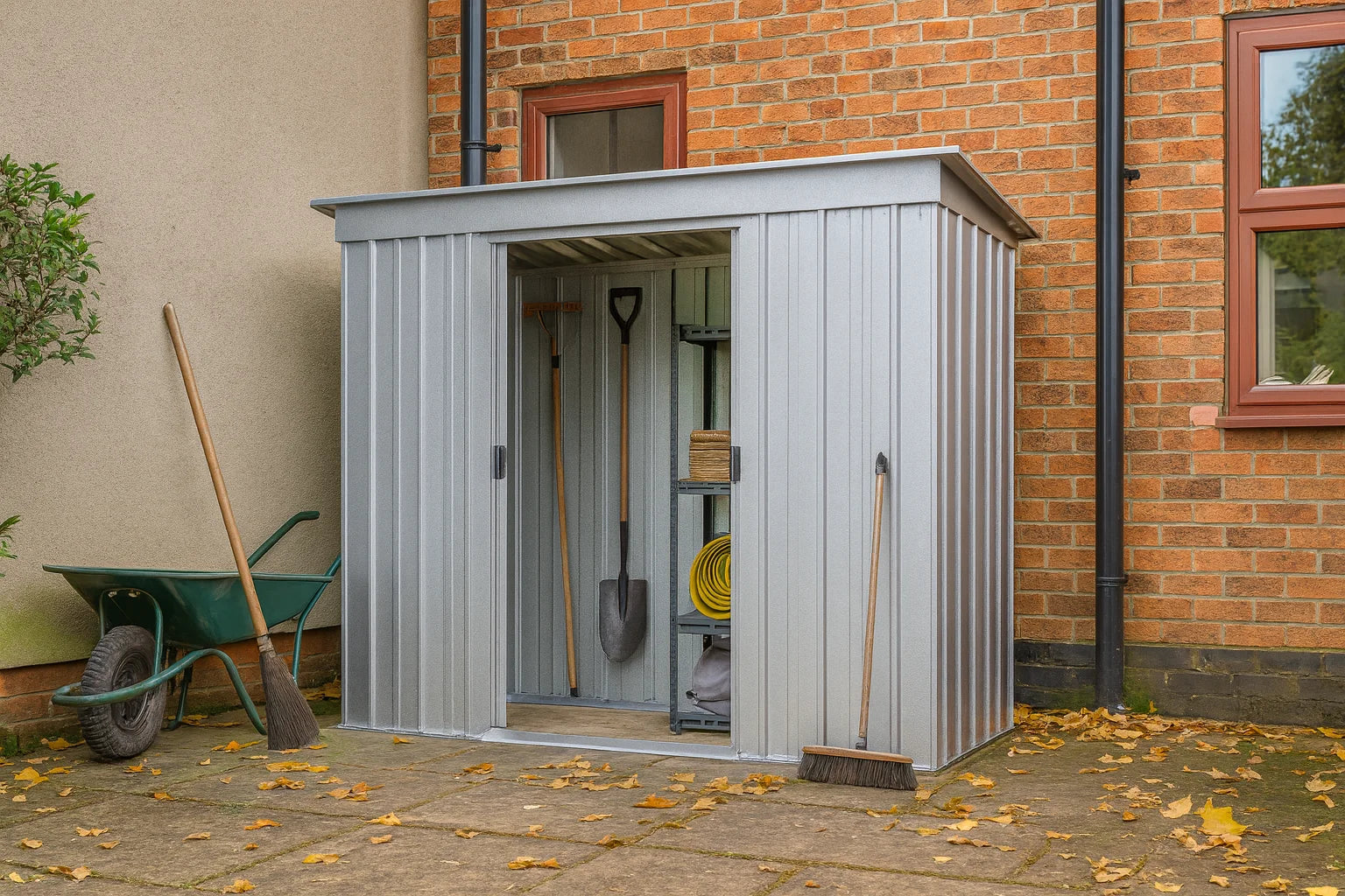Gerätehaus Titanium 6ft x 4ft PZ - YardMaster International