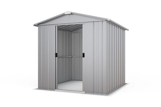 Store-All Apex 6ft x 8ft Outdoor Storage Metal Shed - YardMaster International