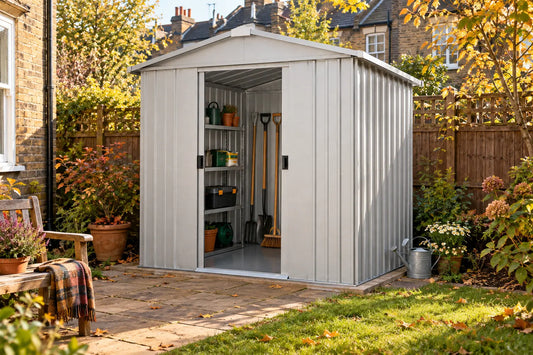 YardMaster Store-All Apex 6ft x 8ft Metal Shed