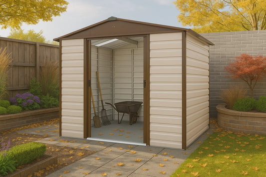 Gerätehaus Brandenburg 8ft x 6ft TBSL - YardMaster International