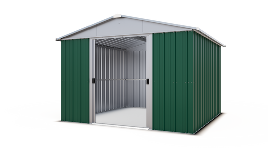 Yardmaster Emerald Deluxe Apex 10ft x 8ft Metal Shed