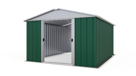 Emerald Deluxe Apex 10ft x 13ft Metal Shed
