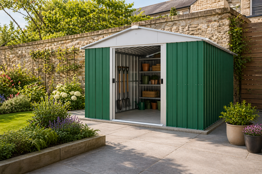 Emerald Deluxe Apex 10ft x 13ft Metal Shed