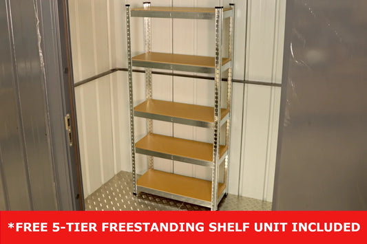 Emerald Deluxe Apex 8ft x 9ft Metal Shed