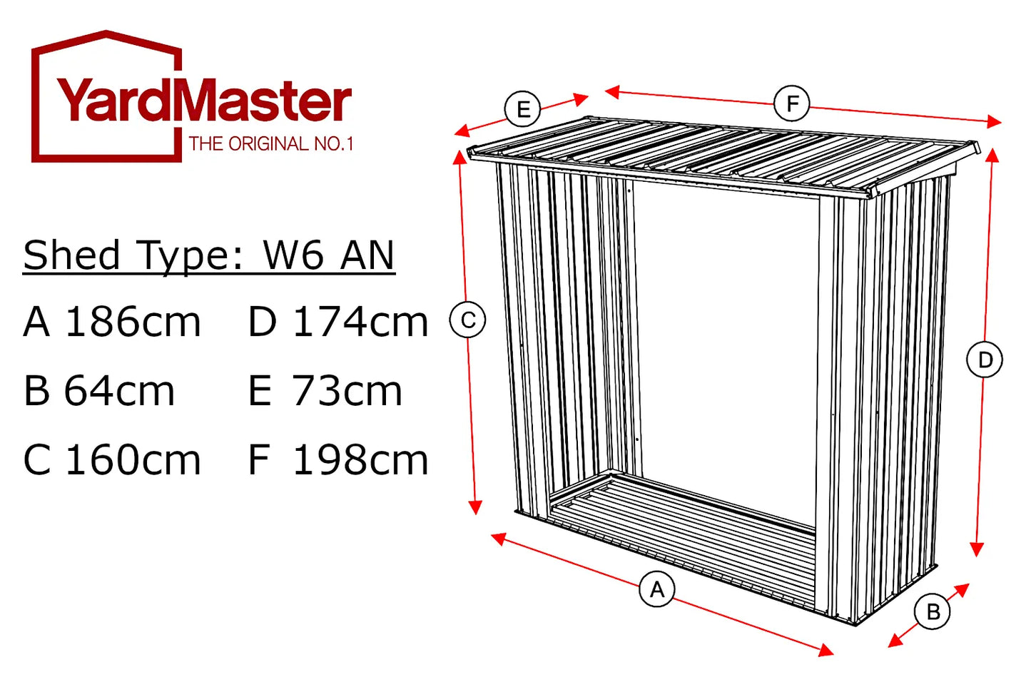 Brennholzschuppen
