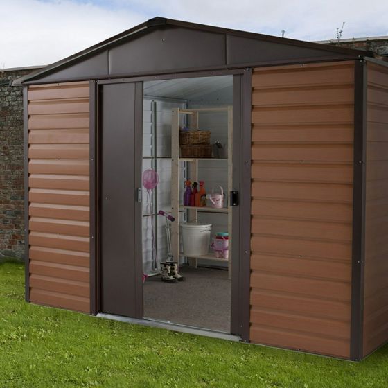 woodview shiplap metal shed