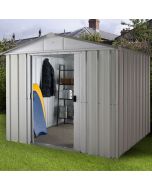 store all pent metal shed pz 10x4