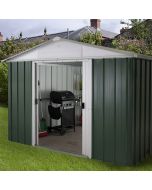 Emerald Deluxe Metal Shed 108GEYZ