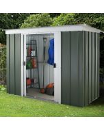 Emerald Pent  Metal Shed 104GPZ