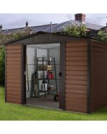 Woodview Shiplap Metal Shed 86WGL