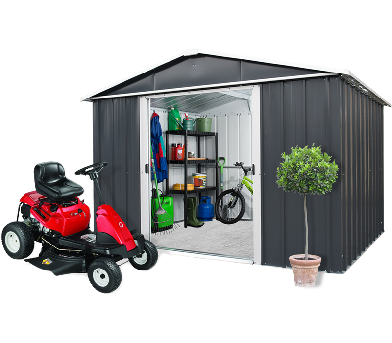lean to garden sheds : build an affordable 10×12 shed